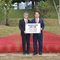 울산 남구, 장생포 겹벚꽃단지에 3D프린팅 의자 기증 받아