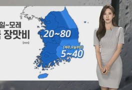 [날씨] 무더위 속 곳곳 소나기…내일 전국 장마 영향권