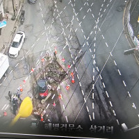 인천 검단사거리서 땅꺼짐 전조 증상…