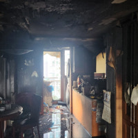 '불멍'용 난로 피우다 불…부산 아파트 대피소동