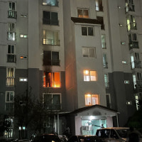 한밤 화성 동탄 아파트서 불...주민 80여명 대피 소동