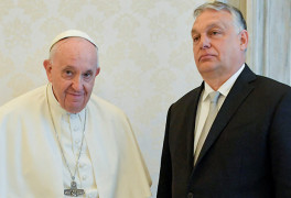 헝가리 총리, 교황에 "러시아, 5월 9일 종전 계획" 전해