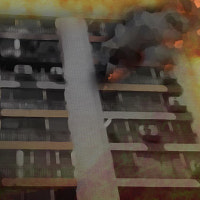 광주 아파트 불…주민 9명 연기 마시고 50여 명 대피