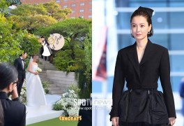 [단독]정유미, '결혼' 윤계상 부부 웨딩사진 들러리 섰다…'절친' 의리