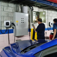 용인시, 아파트 지하주차장 전기차 충전시설 안전 실태 점검