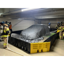 대구서부소방서, 공동주택 지하주차장 전기차 화재 대응훈련