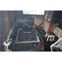 부산 금정구 아파트 화재… 전기장판 전원선 발화 추정