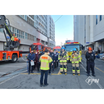 검단소방서, 반복적 화재 발생한 인천표면처리센터 대상 기관합동 현지...