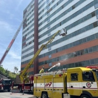 울산북부소방서, 고층건축물 신속대응훈련 실시