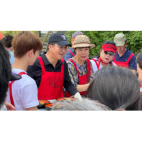 홍보맨·깜짝 봉사…김동연 경기지사의 '이색 휴가'