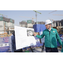 부산시교육청 하윤수 교육감, 에코델타시티 학교 신설 현장 점검