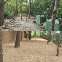 대구시 침산동 명성푸르지오 ‘힐링 숲길’ 조성