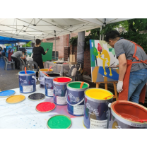 '페인트' 활용 미술 공모전…KCC, '인수봉 숲길마을' 대전