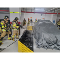 광주 남부소방서, 전기차 화재 진압 훈련