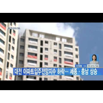대전 아파트입주전망지수 하락… 세종·충남 상승