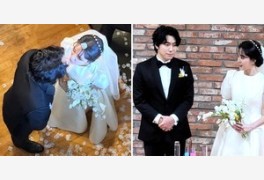 이시언♥서지승, '나혼산' 멤버들 축하 속 결혼식 현장사진 공개