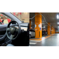 경기 광주 아파트서 테슬라 벽면 충돌... 70대 대리기사 사망