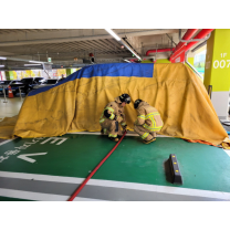 광주 광산소방서, 전기차 화재 합동소방훈련