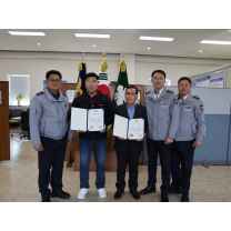 광주광산경찰, 교통사고 부상자 구호조치 2명에 감사장