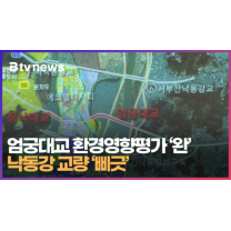 엄궁대교 환경영향평가 '보완'...낙동강 교량 '삐긋' (B tv 부산뉴스)