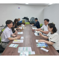 전아연 서상기 광주시지부장, 국세청 소득자료관리과 회의 진행