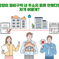 조합장이 정비구역 내 주소지 등록 안했다면… 자격 어떻게?