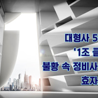 대형사 5곳이 '1조 클럽'… 불황 속 정비사업이 효자노릇