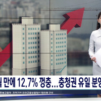 충북 아파트 가격 오름세 지속....분양가도 덩달아 올라