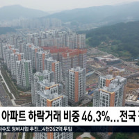 충북 아파트 하락거래 비중 46.3%...전국 평균 상회