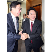 부산 온 원희룡 “장관시절 가덕·북항재개발 힘 보태”