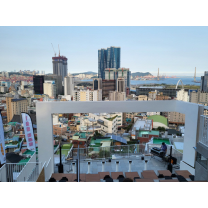 부산항 북항 조망 야외 시네마 개관