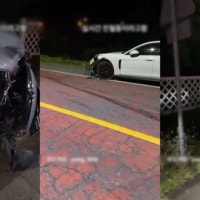 만취상태로 아파트 울타리·포르쉐 '쾅쾅'..40대 입건