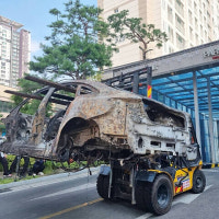 '전기차 화재' 인천 청라 아파트 수도 복구…전기공급은 아직