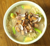 황도바지락칼국수