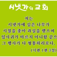 시냇가의교회