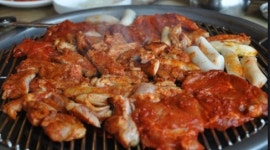 강산골숯불닭갈비