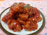 먹방 치킨&떡볶이