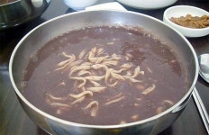 콩팥손칼국수