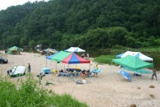 달빛강가에서
