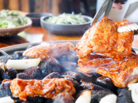 참나무숯불닭갈비