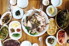 산닭 오리불놀이