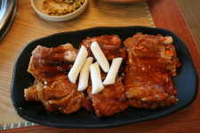 강산숯불닭갈비막국수