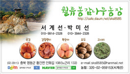 월류봉감나무농장