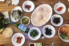 범어 자연산참가자미회