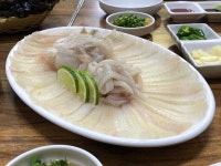범어 자연산참가자미회