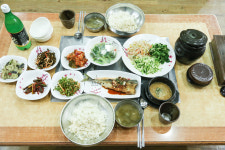 한솔보리밥 왕소금구이