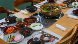 산약초능이백숙