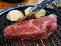 후하참숯생고기