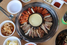 금강산 숯불닭갈비 막국수