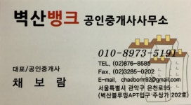벽산뱅크공인중개사사무소